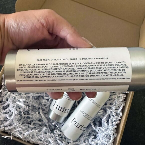 🤍 Purist Ultimate Scalp Trio ~ Detoxify/Moisturize/Fortify - Picture 6 of 11